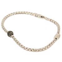 Bracciale Fope Eka in Oro bianco Diamante 0.19 Ct 730B-PAVE-BIANCO-NERO - 730B-PAVE-BIANCO-NERO